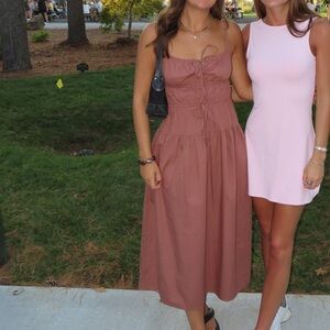 Sim & Sam cotton midi maxi dress